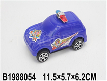 PULL BACK POLICE CAR(2 COLOURS)(2 MIXED)