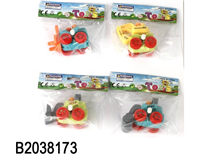 WIND-UP TRUCK(4 MIX)(2 COLOURS)