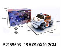 B/O POLICE CAR W/3D LIGHT(2 COLOURS)
