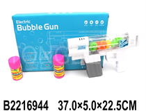 ELECTRIC BUBBLE GUN  W/LIGHT&SOUND(NOT INCLUDE BATTERY)