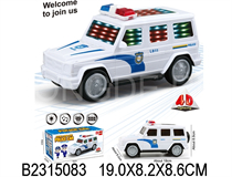 B/O POLICE CAR W/LIGHT&MUSIC(NOT INCLUDE BATTERY)