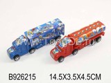  PULL BACK CONTAINER CAR&TANKER（THE SMURFS)